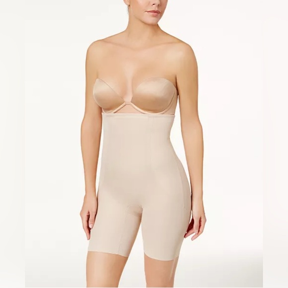 Miraclesuit Other - Miraclesuit Women Shape Away Extra Firm High Waist Thigh Slimmer 2919 Beige Sz S